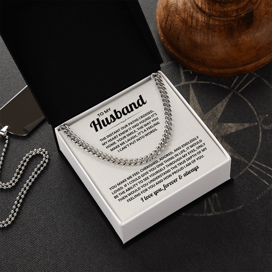 Valentines gifts for Husband, A chain that turns everyday style into handsome style
