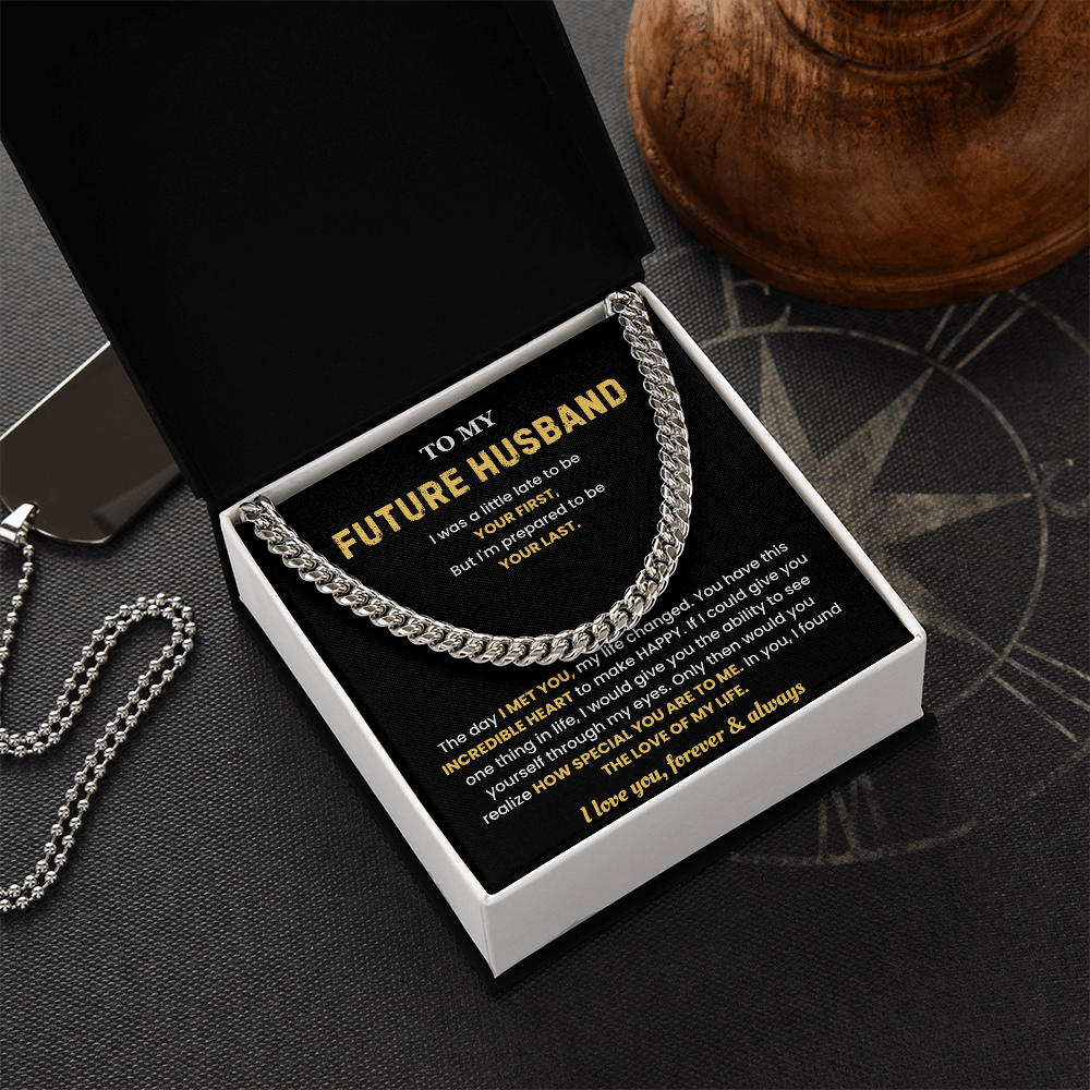 Future Husband Necklace from Future Wife, That chain hits different on him