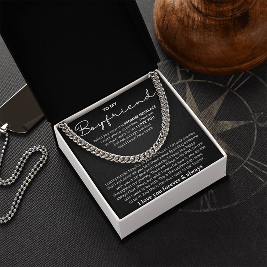 To My Man Necklace, Make your boyfriend stand out with this chain