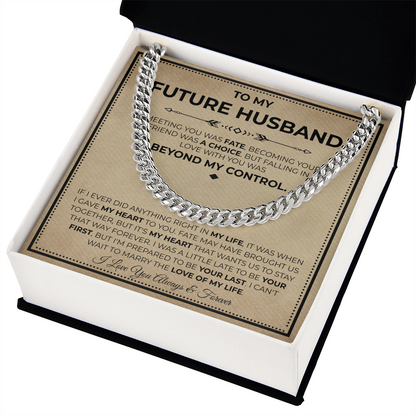 Necklace Gifts For Future Husband, This chain makes him look finer