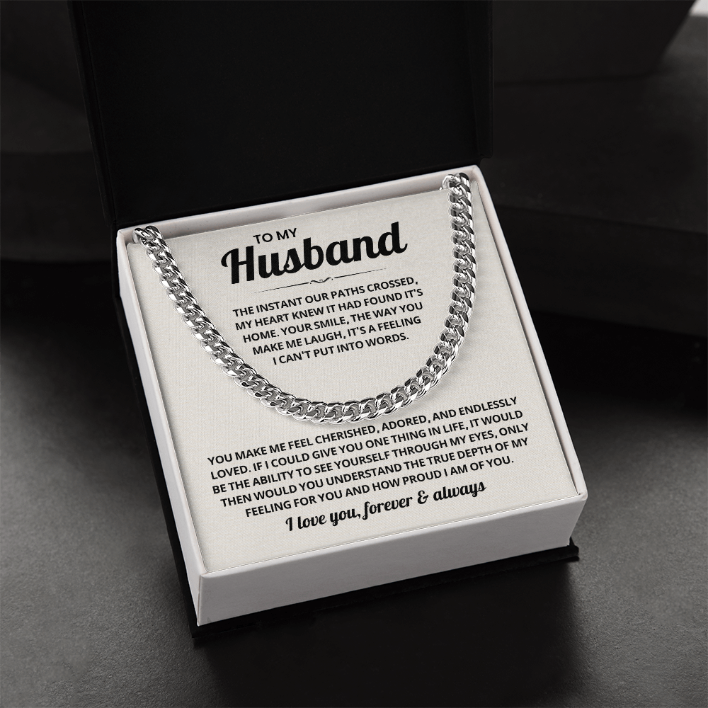 Valentines gifts for Husband, A chain that turns everyday style into handsome style