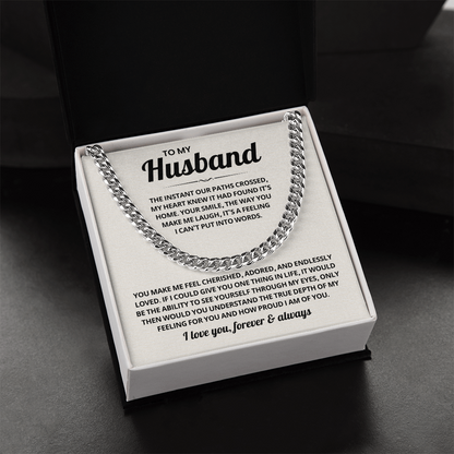 Valentines gifts for Husband, A chain that turns everyday style into handsome style