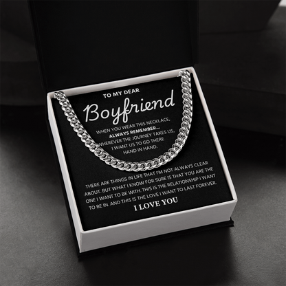 Chain For Men With Message Card and Gift Box, One chain that adds style and confidence