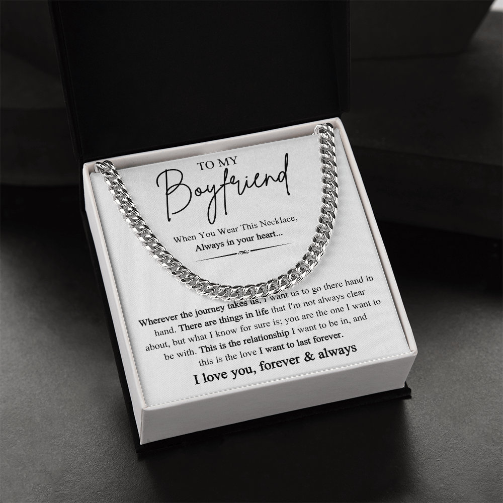 Cuban Link Chain Necklace Jewelry, A stylish chain to upgrade his everyday look