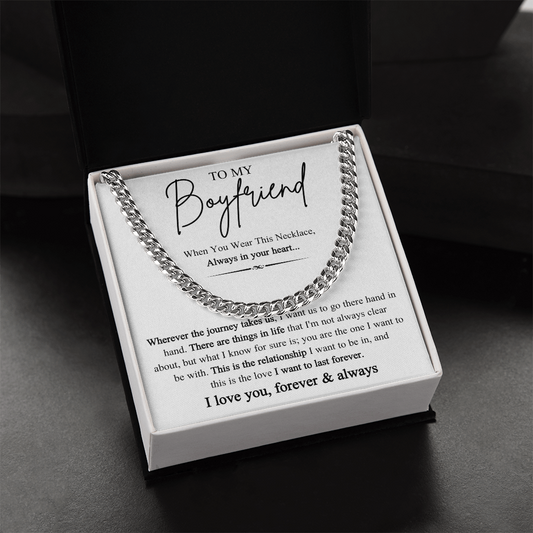 Cuban Link Chain Necklace Jewelry, A stylish chain to upgrade his everyday look
