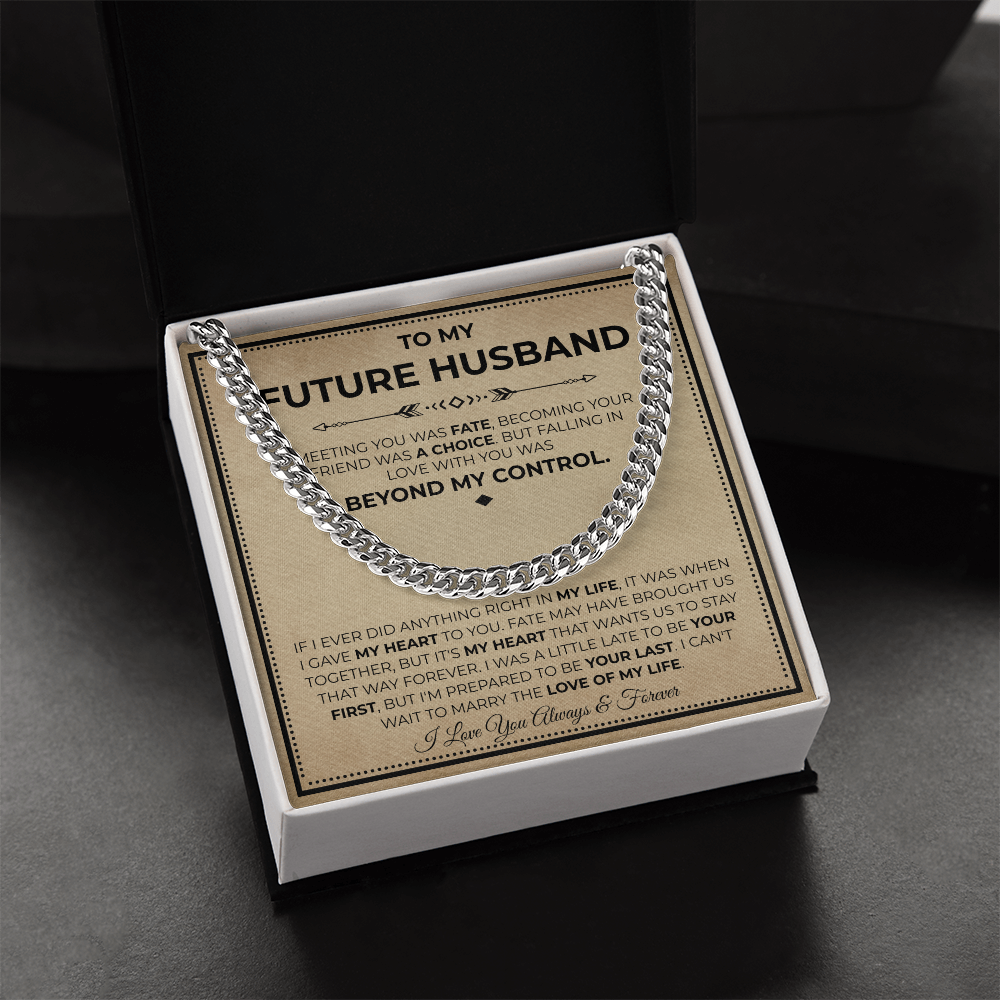 Necklace Gifts For Future Husband, This chain makes him look finer