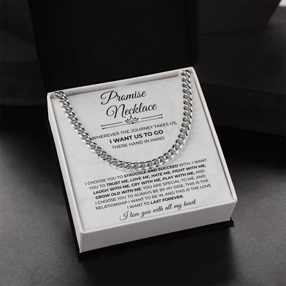 To My Man Necklace, Boyfriend Valentines Day Gift