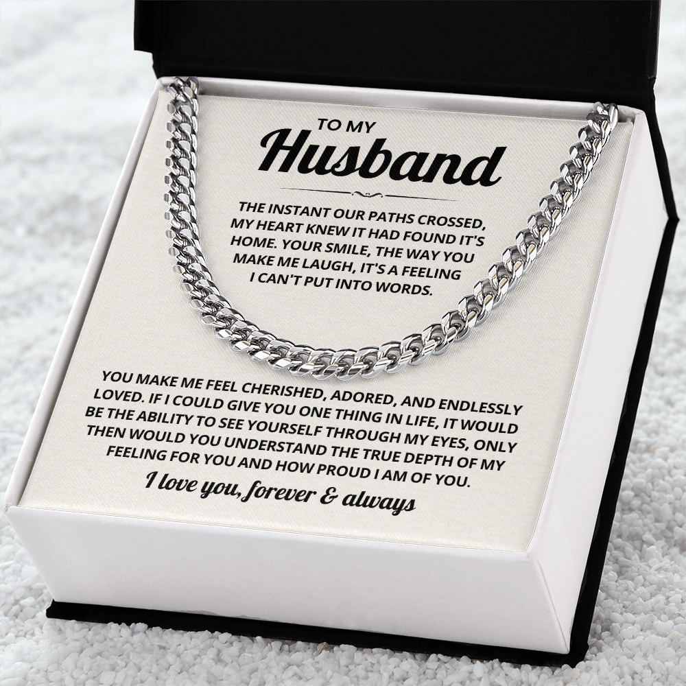 Valentines gifts for Husband, A chain that turns everyday style into handsome style