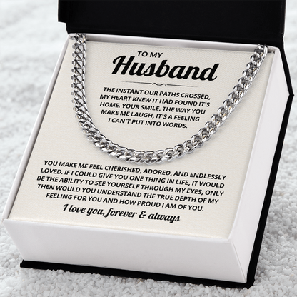 Valentines gifts for Husband, A chain that turns everyday style into handsome style