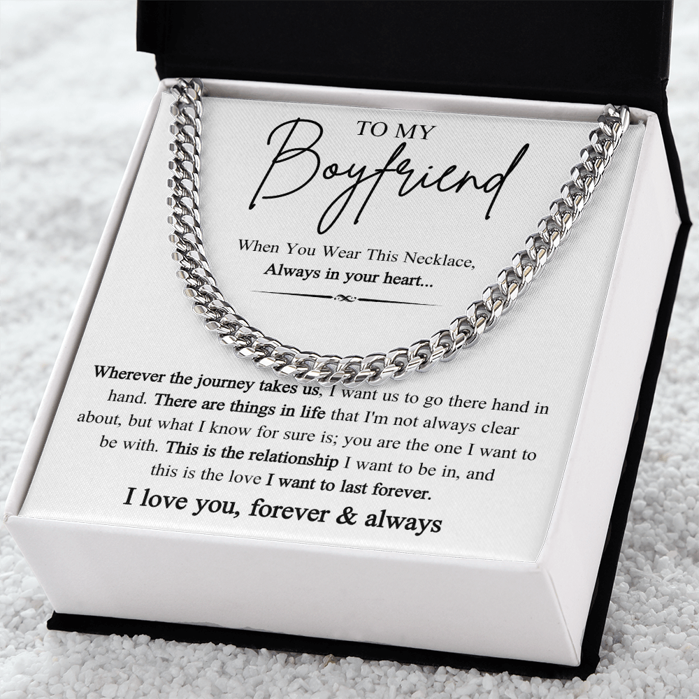 Cuban Link Chain Necklace Jewelry, A stylish chain to upgrade his everyday look