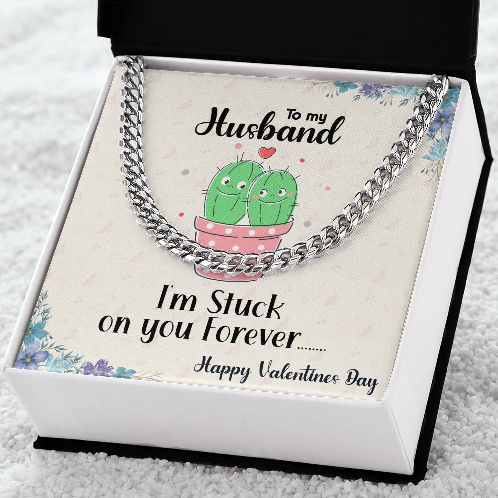 To my Husband I'm Stuck on you