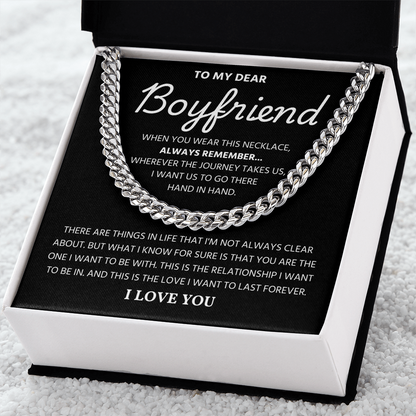 Chain For Men With Message Card and Gift Box, One chain that adds style and confidence