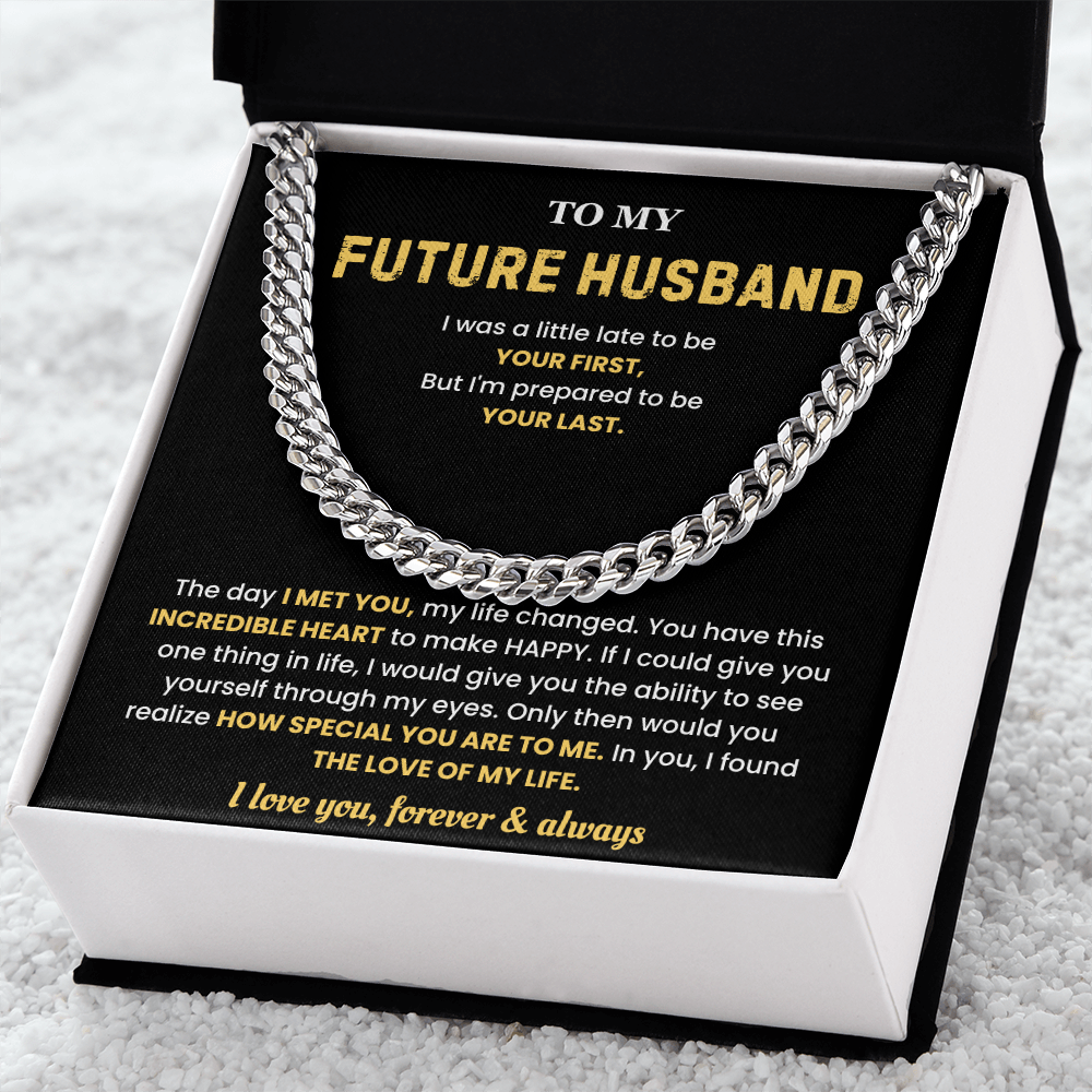 Future Husband Necklace from Future Wife, That chain hits different on him
