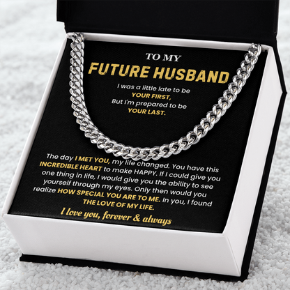 Future Husband Necklace from Future Wife, That chain hits different on him