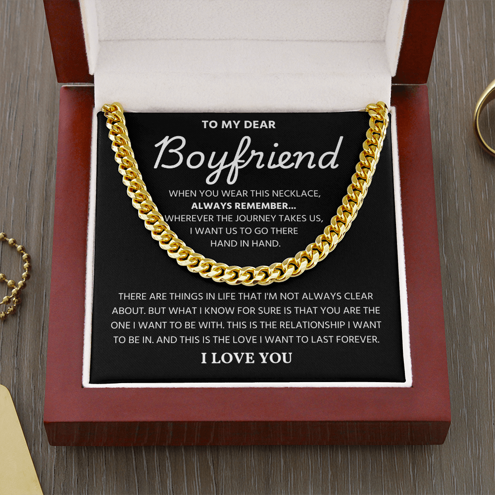 Chain For Men With Message Card and Gift Box, One chain that adds style and confidence