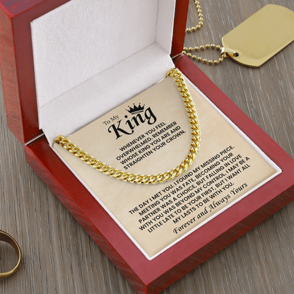 Cuban Chain Necklace For Men Romantic Gift, This chain adds instant charm to your boyfriend's style