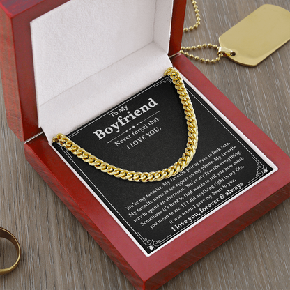Anniversary Gifts For Boyfriend, This chain makes your boyfriend look handsome