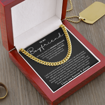 To My Man Necklace, Make your boyfriend stand out with this chain