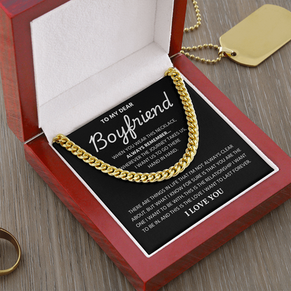 Chain For Men With Message Card and Gift Box, One chain that adds style and confidence