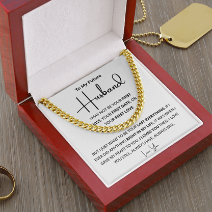 Future Husband Cuban Necklace, Simple chain, handsome effect