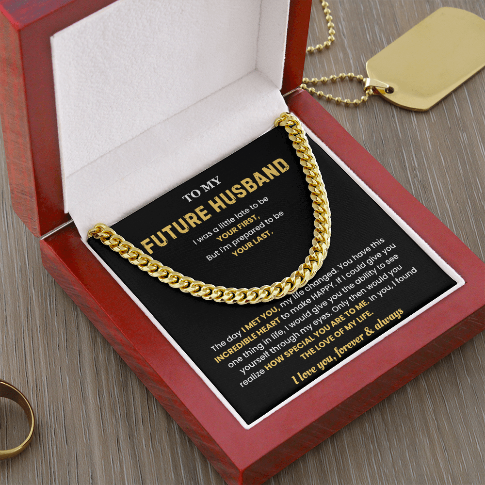 Future Husband Necklace from Future Wife, That chain hits different on him