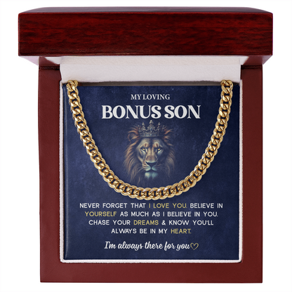 Bonus Son Necklace From Mom & Dad Mother and Son Jewelry