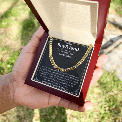 Anniversary Gifts For Boyfriend, This chain makes your boyfriend look handsome