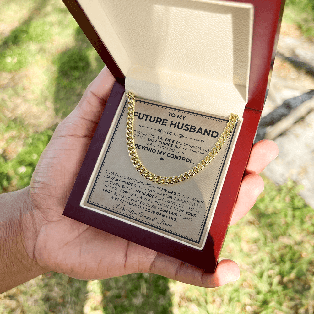 Necklace Gifts For Future Husband, This chain makes him look finer