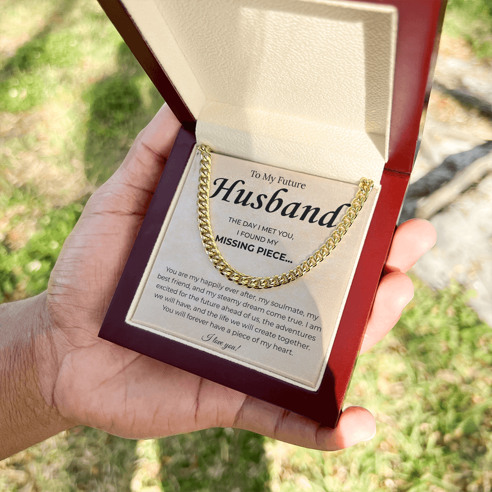 Promise Necklace Gifts For Future Husband, This chain upgraded his look