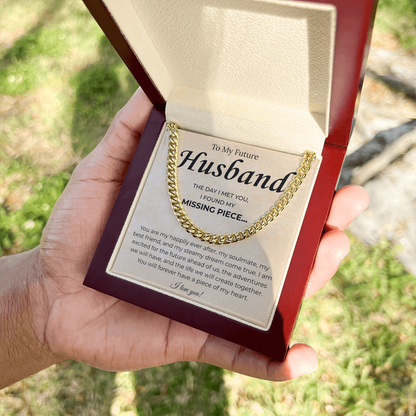 Promise Necklace Gifts For Future Husband, This chain upgraded his look