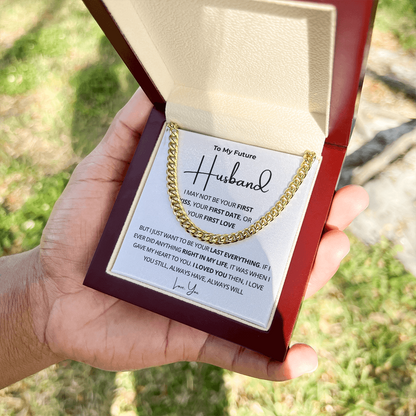Future Husband Cuban Necklace, Simple chain, handsome effect
