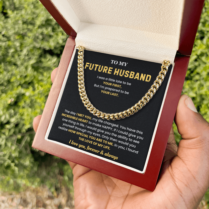 Future Husband Necklace from Future Wife, That chain hits different on him