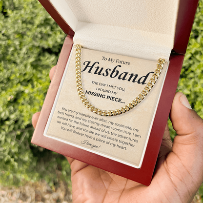 Promise Necklace Gifts For Future Husband, This chain upgraded his look