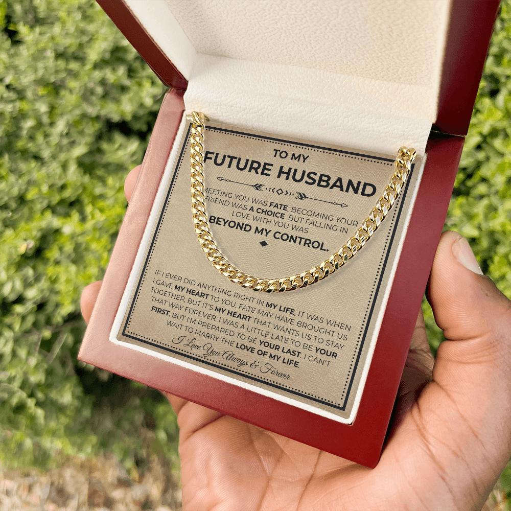 Necklace Gifts For Future Husband, This chain makes him look finer