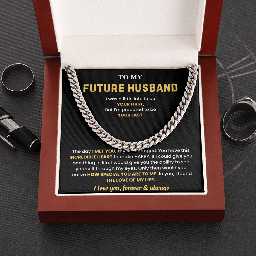 Future Husband Necklace from Future Wife, That chain hits different on him