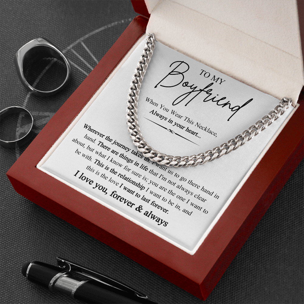 Cuban Link Chain Necklace Jewelry, A stylish chain to upgrade his everyday look