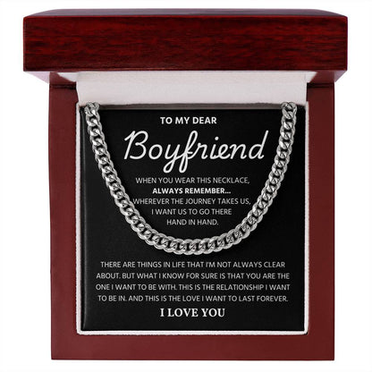 Chain For Men With Message Card and Gift Box, One chain that adds style and confidence