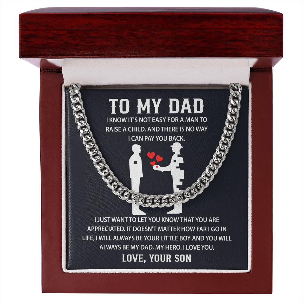 Father's day Necklace Gifts for Dad, Sentimental Gifts for Dad - Christmas Gifts for Dad from Daughter