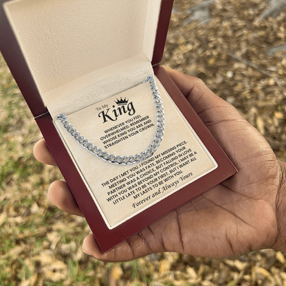 Cuban Chain Necklace For Men Romantic Gift, This chain adds instant charm to your boyfriend's style