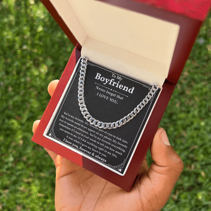 Anniversary Gifts For Boyfriend, This chain makes your boyfriend look handsome