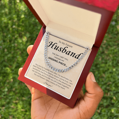 Promise Necklace Gifts For Future Husband, This chain upgraded his look