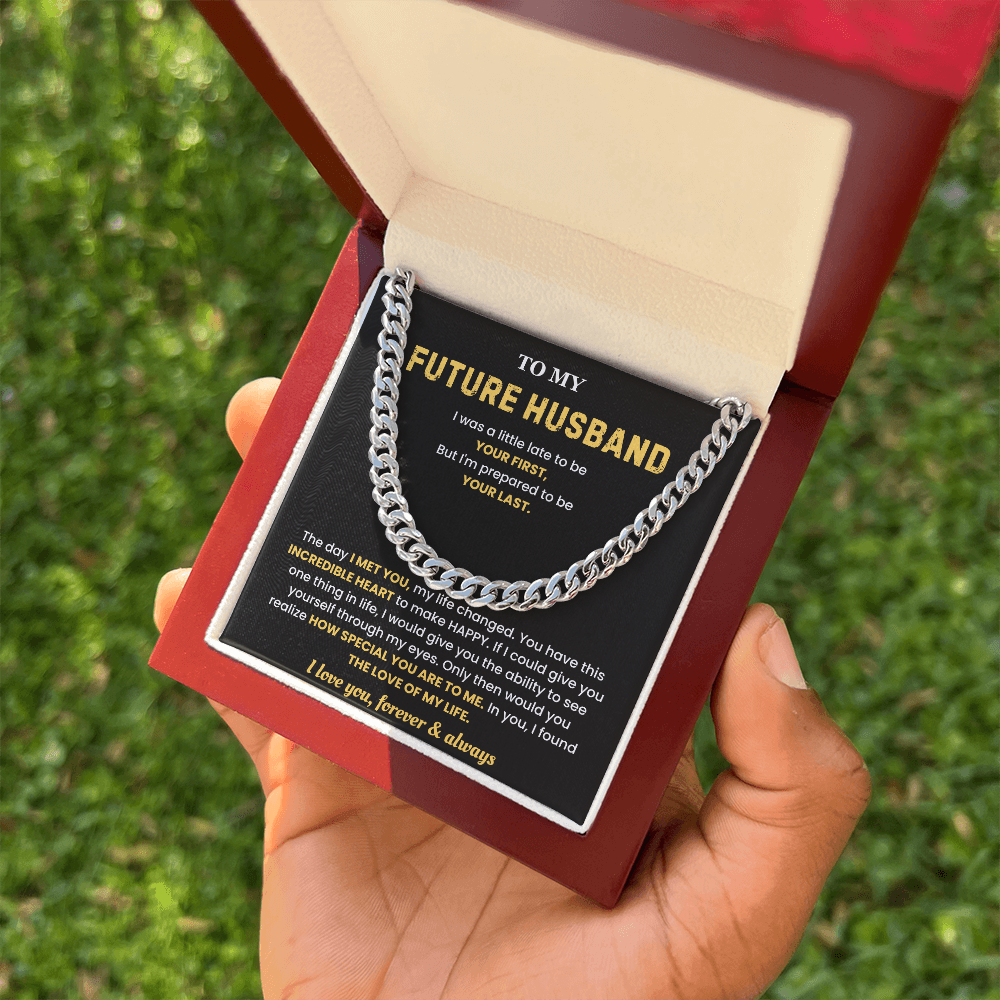 Future Husband Necklace from Future Wife, That chain hits different on him