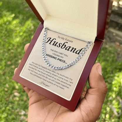 Promise Necklace Gifts For Future Husband, This chain upgraded his look