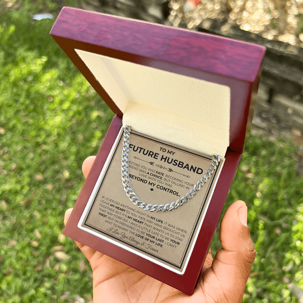 Necklace Gifts For Future Husband, This chain makes him look finer