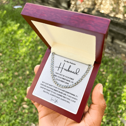 Future Husband Cuban Necklace, Simple chain, handsome effect