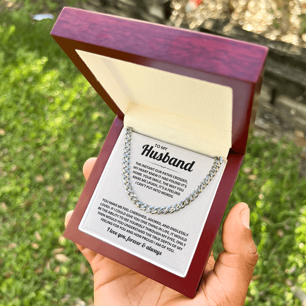Valentines gifts for Husband, A chain that turns everyday style into handsome style