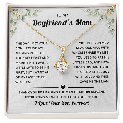Mother's Day Gift for Boyfriend's Mom With Message Card and Jewelry Box