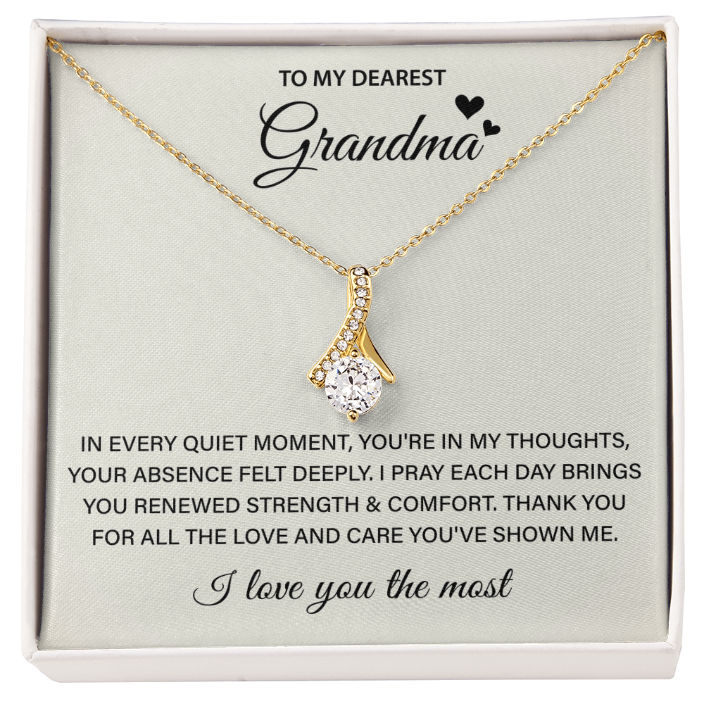 To My Grandma Jewelry - Beautiful Necklace from granddaughter