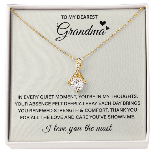 To My Grandma Jewelry - Beautiful Necklace from granddaughter