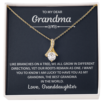 Pendant Necklaces To Granny- Unique Present For Grandma